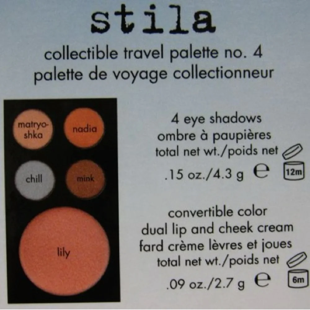 Stila Make an Impression in Moscow Travel Eyeshadow Lip Cheek Palette NEW